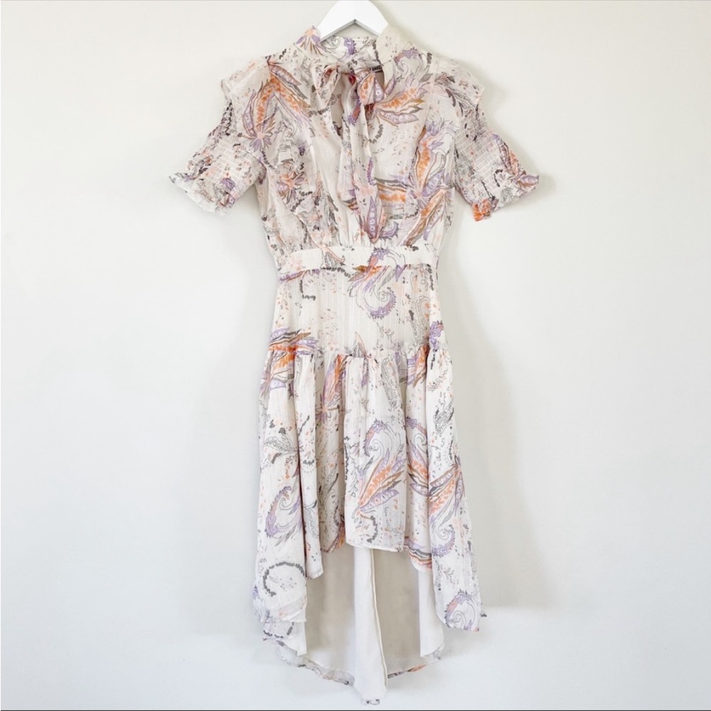 Walter Baker Emma Dress in Romantic Vine size 2 tie dress work chic